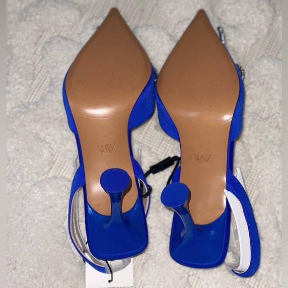 EMBELLISHED BOW HEELED SLINGBACKS - Picture 13 of 13